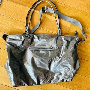 Mz wallace Metallic silver traveler - few marks but classic